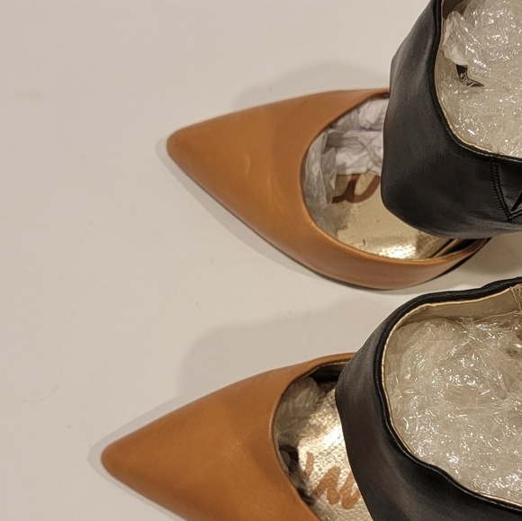 Sam Edelman "Monroe" Two Tone Stiletto Mules size 7.5 - Picture 4 of 9